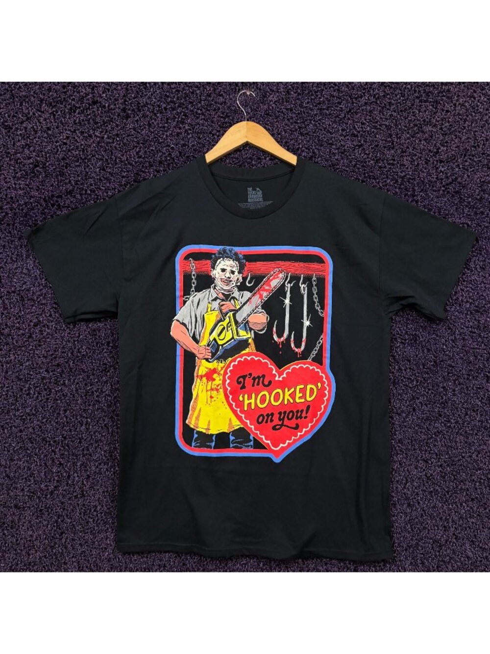 The Texas Chainsaw Massacre I'm Hooked On You! Tshirt Size Large